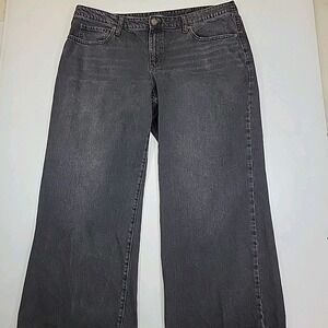 WILD FABLE LOW-RISE BAGGY JEANS SIZE 17 Black Womens